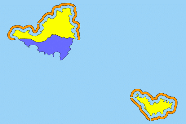 A 18h30, l'alerte orange cyclone a été levée pour les îles du nord, remplacée par une vigilance jaune pour fortes pluies et orages et vents violents.