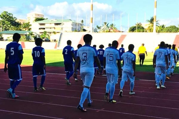 Match de l'As Wetr et de Hienghène Sport, 14 avril 2018.