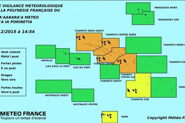 Temps encore très perturbé aux Tuamotu