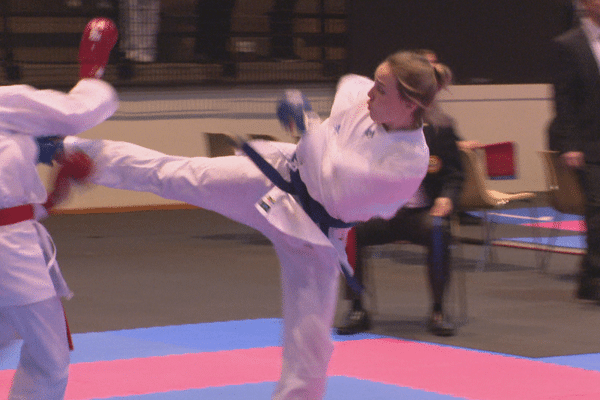 L'an dernier, Naomi avait accroché le bronze lors de la coupe de France de karaté wado ryu