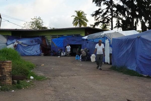 Le camp La Verdure à Cayenne