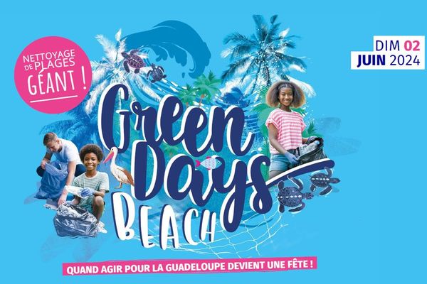 Ce dimanche 2 juin 2024, c'est jour de "nettoyage de plages géant ! » en Guadeloupe.