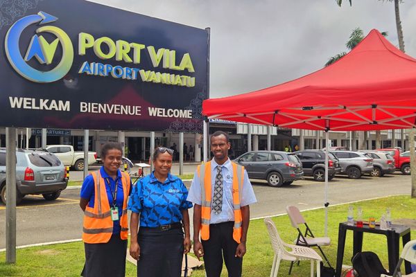 L’aéroport international Bauerfield, situé à Port-Vila, au Vanuatu.