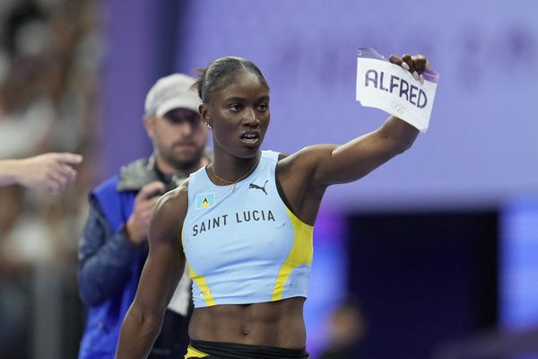 Julien Alfred, championne olympique de Sainte-Lucie