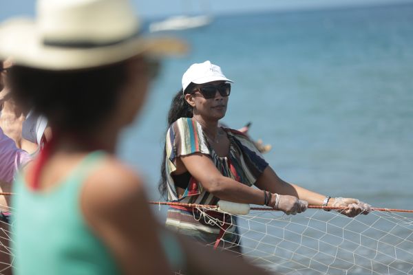 Christine Kelly concentrée.