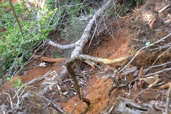 Glissement de terrain à Raban