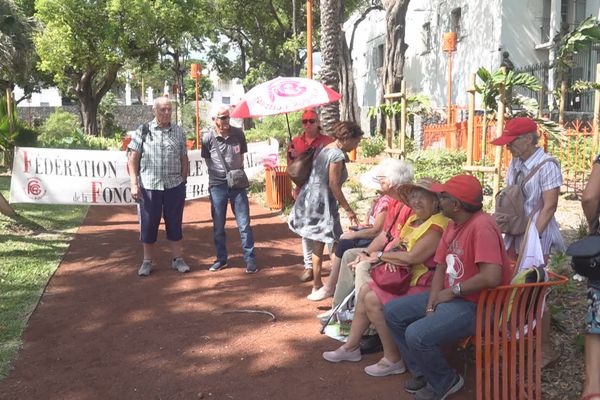 Mobilisation des retraités devant la préfecture le 25 mars 2024