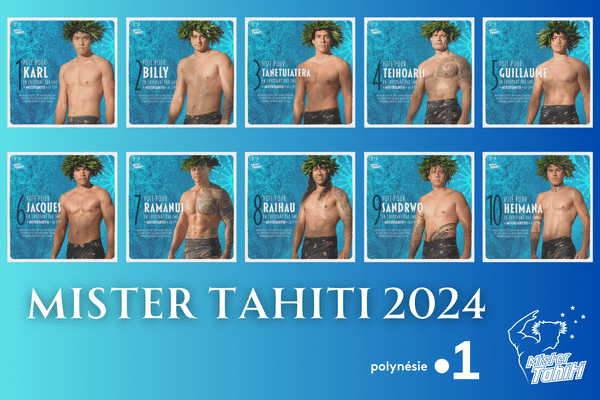 EN IMAGES. Mister Tahiti 2024 : découvrez les 10 candidats à l'élection