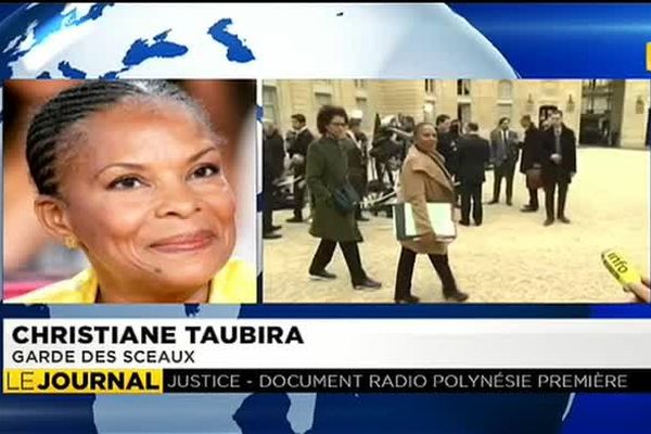 Christiane Taubira à Tahiti mi novembre