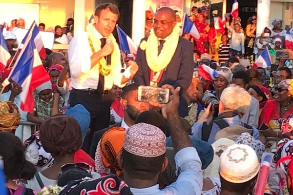 Emmanuel Macron à Hamjago