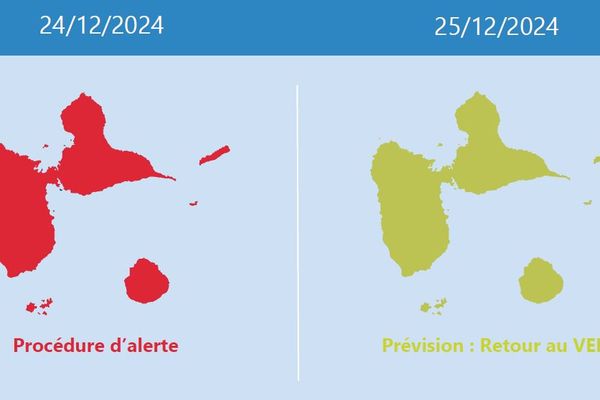 Alerte de niveau rouge pour les particules fines ce mardi 24 décembre 2024 en Guadeloupe