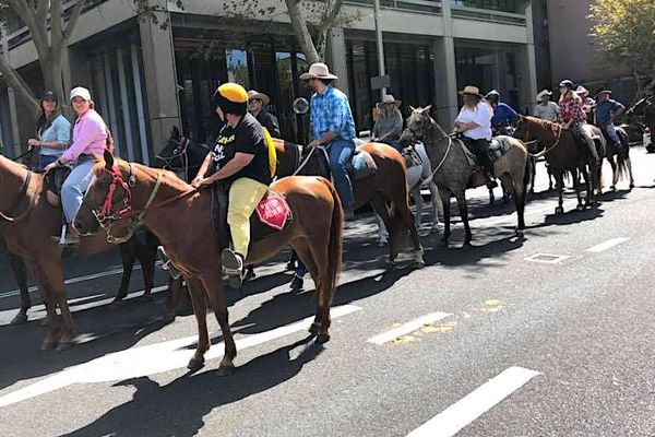 Manifestation Time 2choose, Sydney, contre projets charbon et gaz (24 mars 2018)