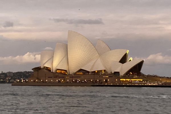 L'opéra, en baie de Sydney.