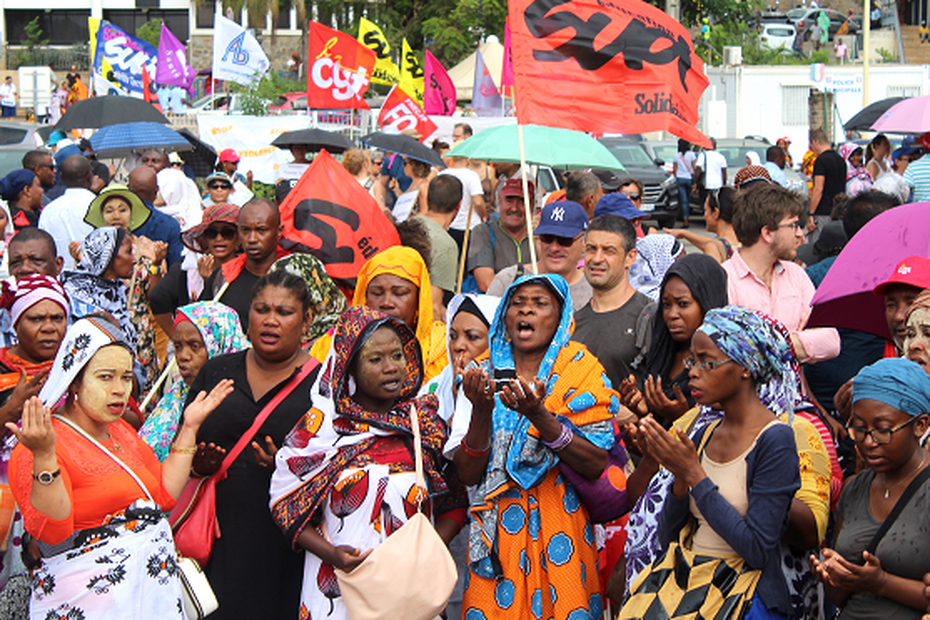 Manifestation Et Journée île Morte Contre Linsécurité à Mayotte Outre Mer La 1ère