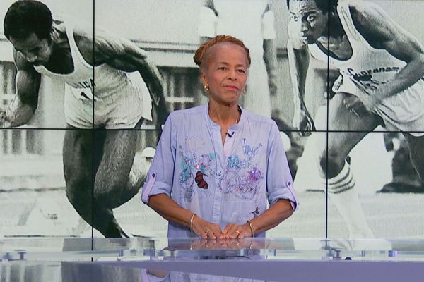 L'ancienne championne du sprint, la martiniquaise Emma Sulter, invitée de l'émission, "Le siècle en face".