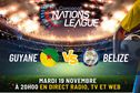 Ligue des Nations de la Concacaf: la Sélection de Guyane dispute son match retour ce soir contre Bélize