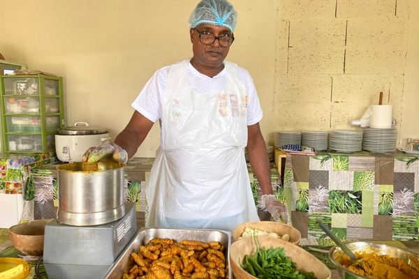 Charles Velayoudon est un adepte de la gastronomie indienne en Martinique.