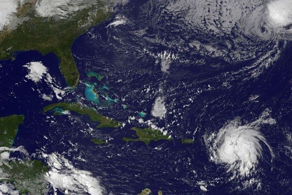 Le cyclone Gonzalo le 13 octobre 2014