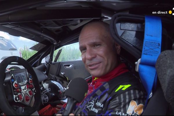 Simon Jean-Joseph, vainqueur du 38ème Rallye des Grands Fonds
