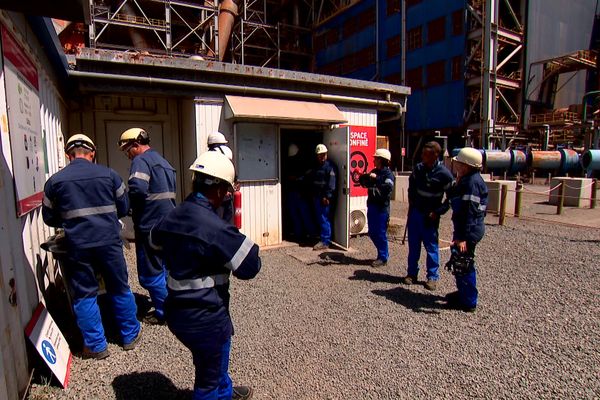 Visite de site durant la veille froide à l'usine du Nord.