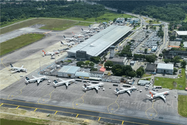 L'aéroport international de Belém au Brésil.