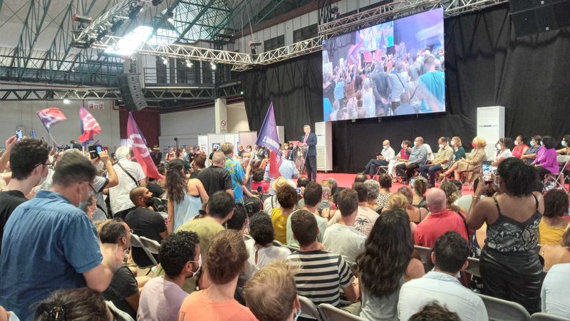 Meeting de Jean-Luc Mélenchon à La Réunion