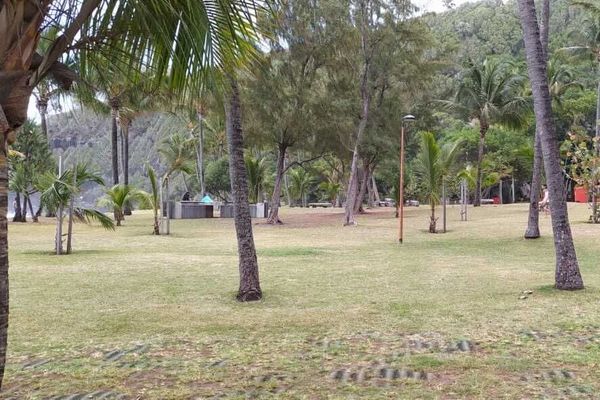 Du jamais vu un dimanche matin, le site de Grand Anse était quasiment désert...