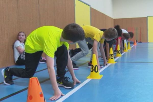 Reprise des cours d'athlétisme à Saint-Pierre