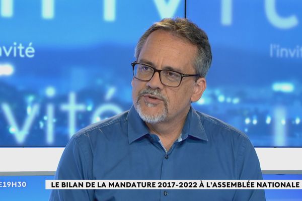 Philippe Dunoyer, député Calédonie ensemble de la première circonscription, mercredi 20 avril, au journal télévisé de NC la 1ère.