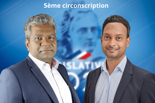 Jean Hugues Ratenon et Ridwane Issa seraient en tête du 1er tour de ces élections législatives, selon les estimations de SAGIS pour Réunion La 1ère