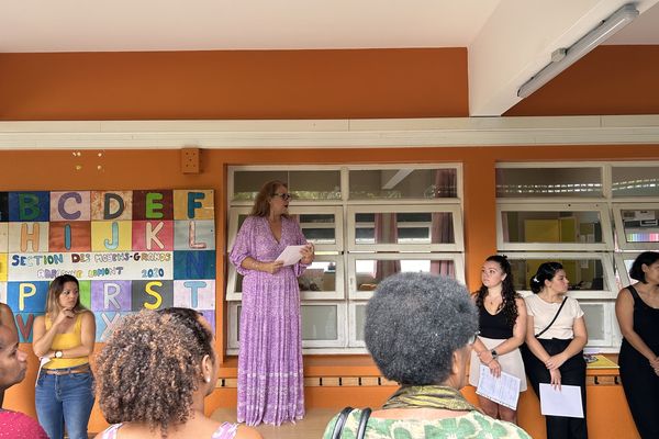 Cinq nouveaux enseignants, cette année, pour les neuf classes de l'école Adrienne-Lomont.