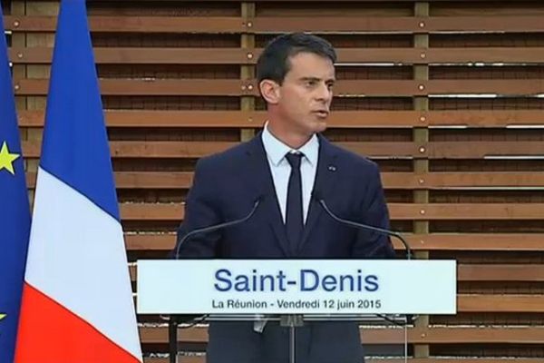 Manuel Valls au Gymnase Patrick Cazal