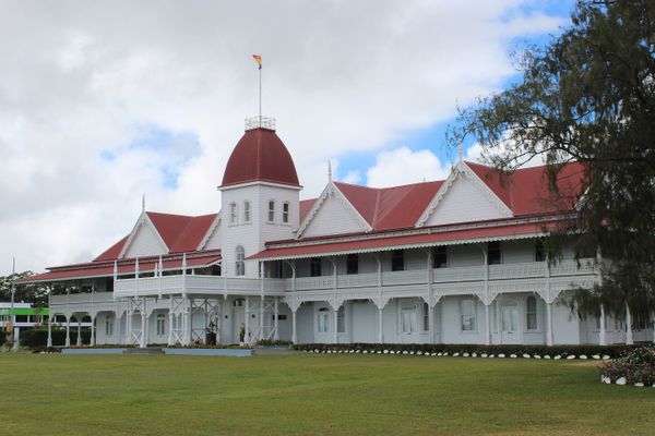 Le palais royal de Nuku'alofa, capitale des Tonga.