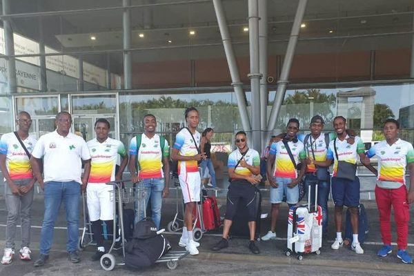 sélection Guadeloupe en Guyane pour le championnat de France Outre mer 