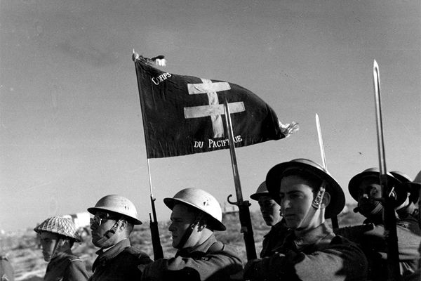 Le Bataillon du Pacifique victorieux du désert Lybien sera un atout pour le débarquement de Provence