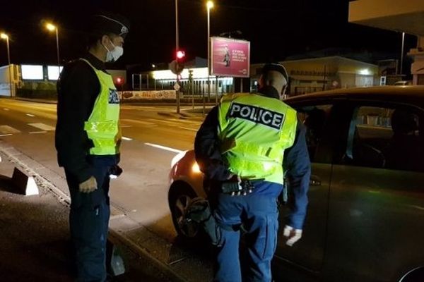 Un contrôle de police à La Réunion (photo d'illustration).