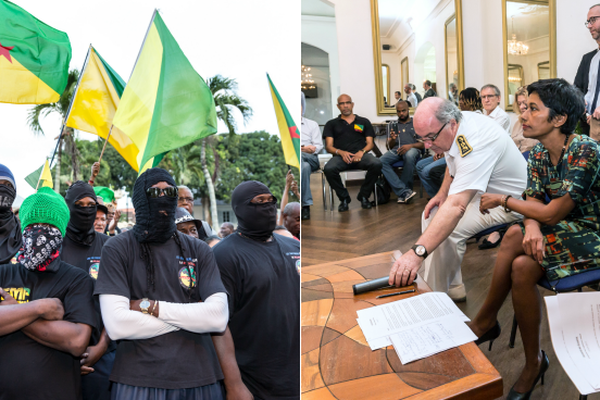 Guyane poursuite de la grève