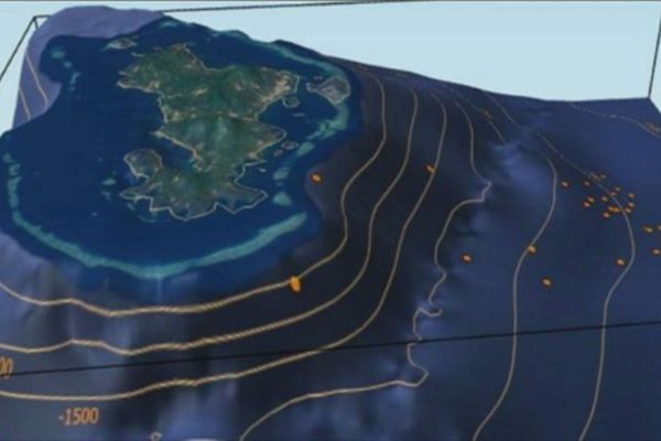Mayotte découverte d'un volcan sous-marin