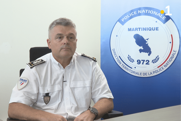 Pierre-Marc Fergelot, le directeur territorial de la police nationale de la martinique