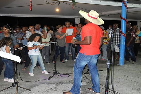 Chanté nwèl au club nautique de Rivière-Pilote