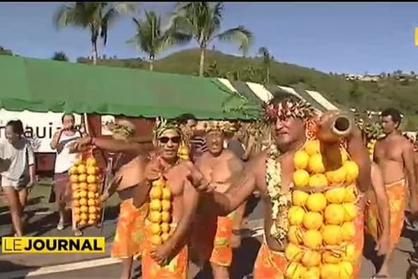 Le défilé des porteurs d'oranges