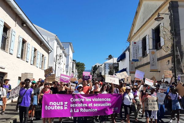 Marche contre les violences sexistes et sexuelles à Saint-Denis.