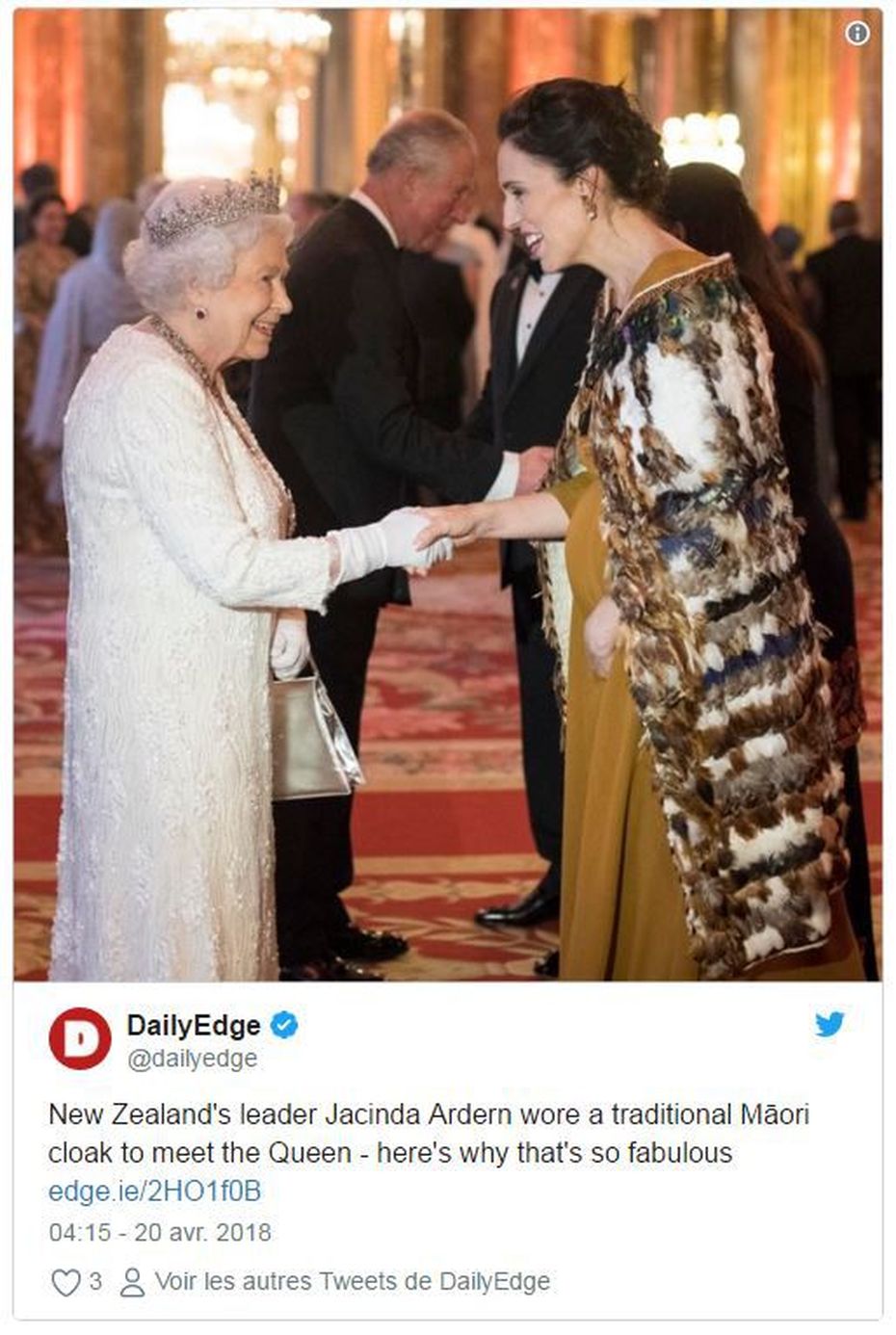 La première ministre Néo-Zélandaise porte un manteau ...