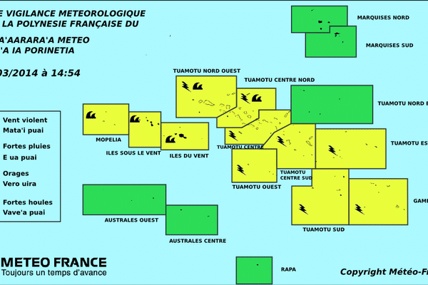 Carte vigilance météo