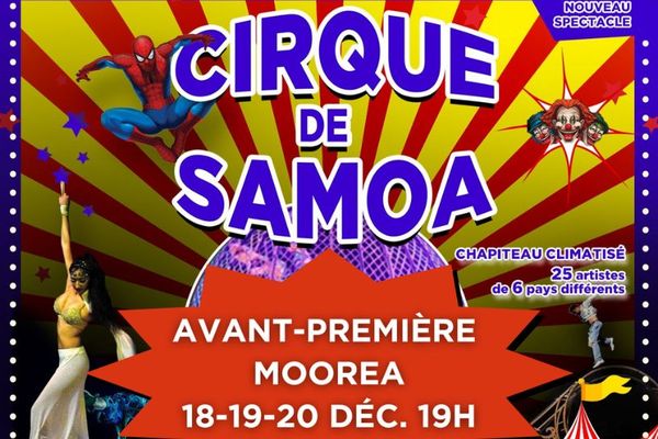 Le cirque de Samoa est de retour à Tahiti et à Moorea