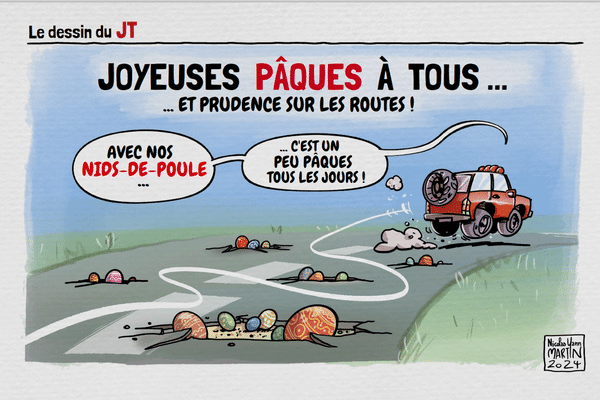 Le dessin du JT du 31 mars 2024.