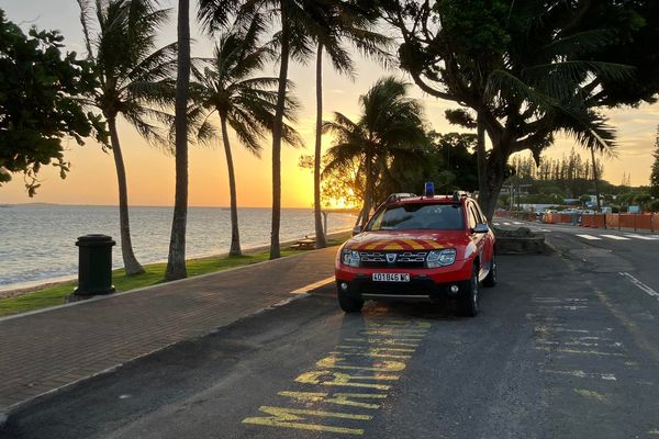 Intervention des secours ce samedi en fin de journée, à l'Anse-Vata, juste après l'attaque.