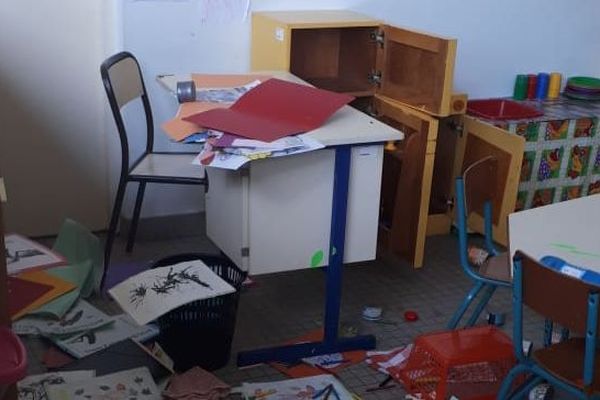 Vandalisme à l'école de Mirza