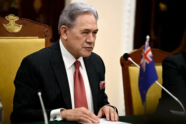 Ministre néo-zélandais des Affaires étrangères Winston Peters