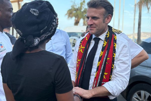 Emmanuel Macron à Mayotte